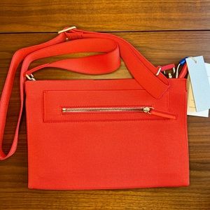Rothy's RETIRED - The Dual-Zip Crossbody in Poppy
